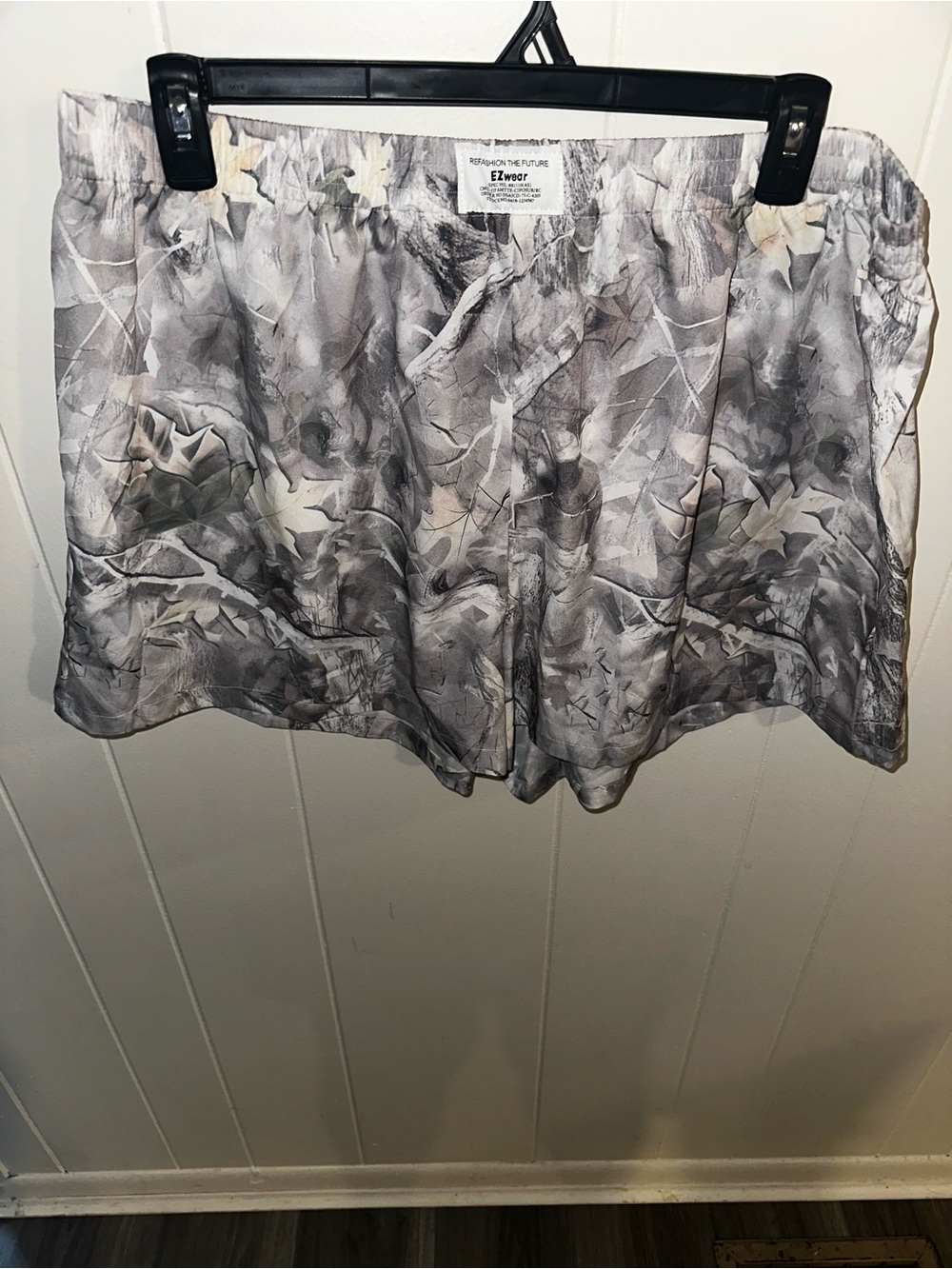 Women’s Gray Camouflage Athletic Shorts